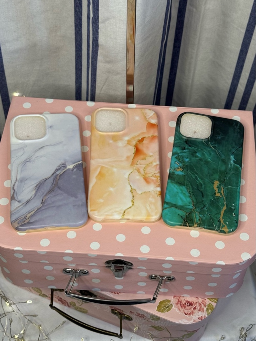 iPhone 13 Pro Max phone cases, Matte Marble Look